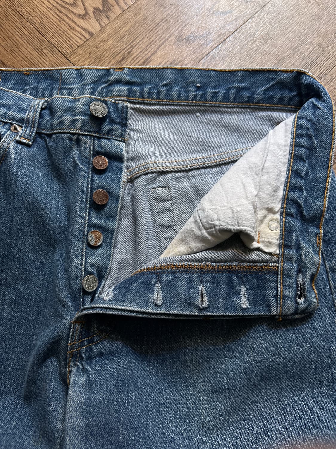 [33]80's 리바이스 501 Made in USA 데님 팬츠 S4 상품이미지3
