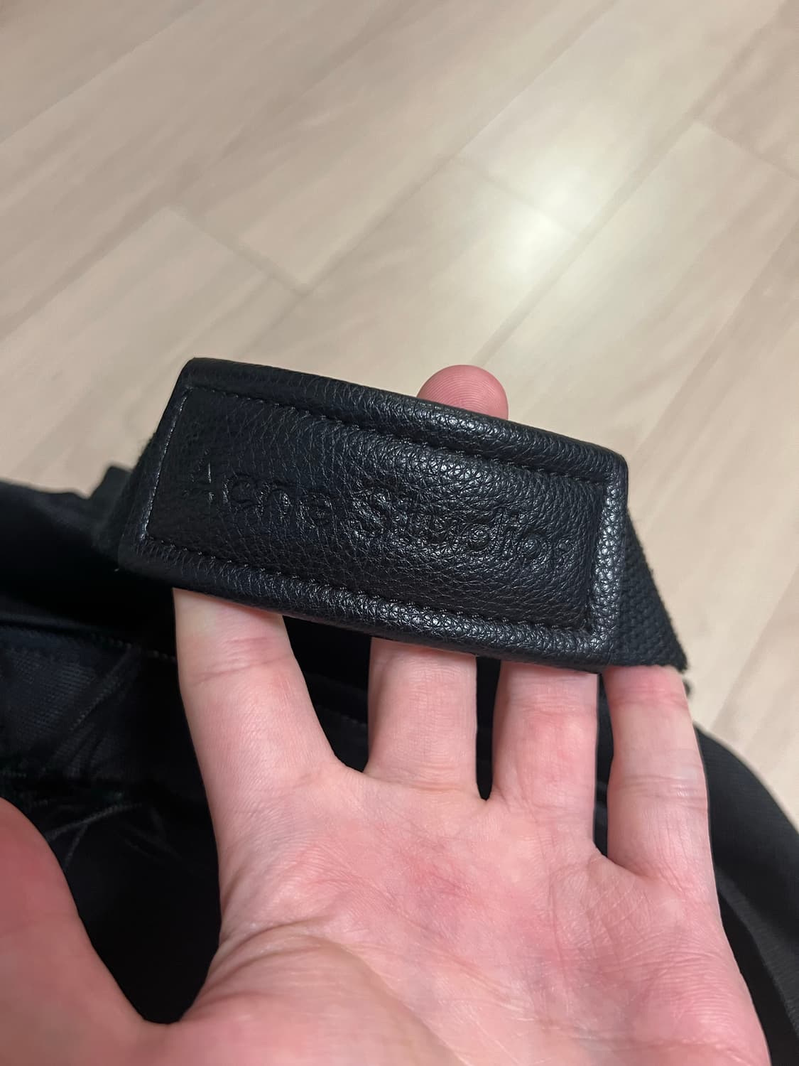 아크네 leather trimmed canvas 백팩 상품이미지7