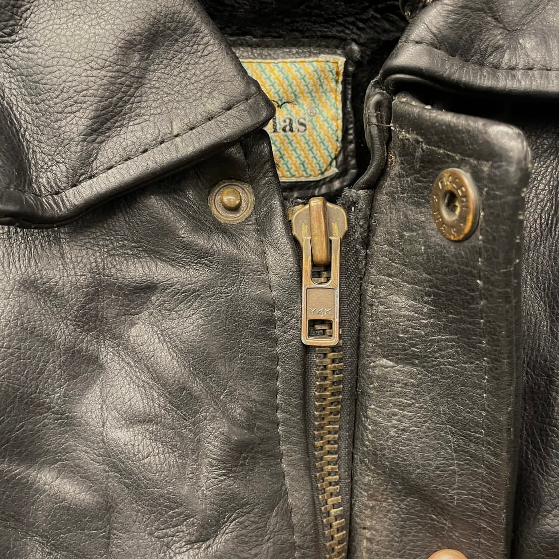 70s Mac Douglas 퍼 내피 플라이트 A2 가죽 리얼 레더 자켓 상품이미지5