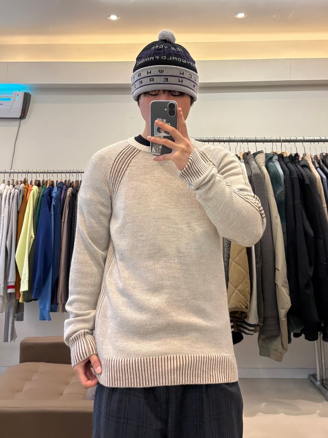 알마니 메리노울 니트 상품이미지9