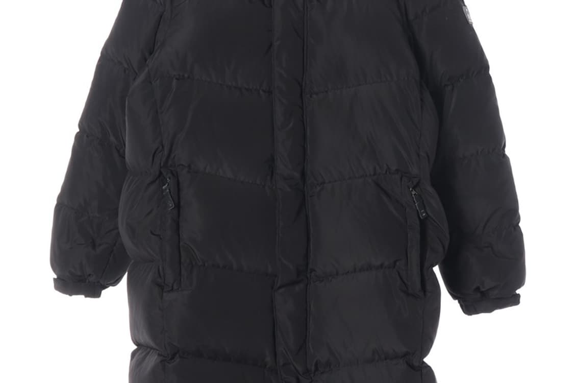 베네통 키즈 프리미엄 덕다운 롱패딩 블랙 14-15 상품이미지5