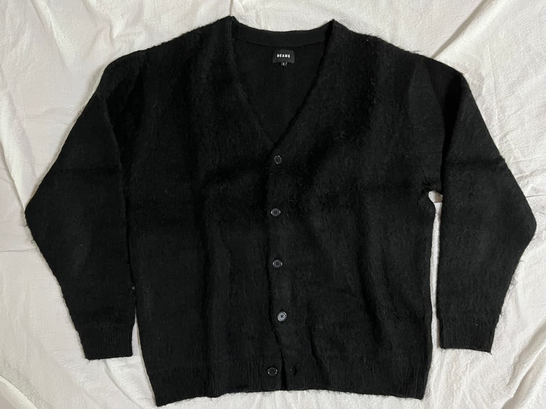 (L)빔즈 모헤어 가디건 (블랙) 상품이미지3