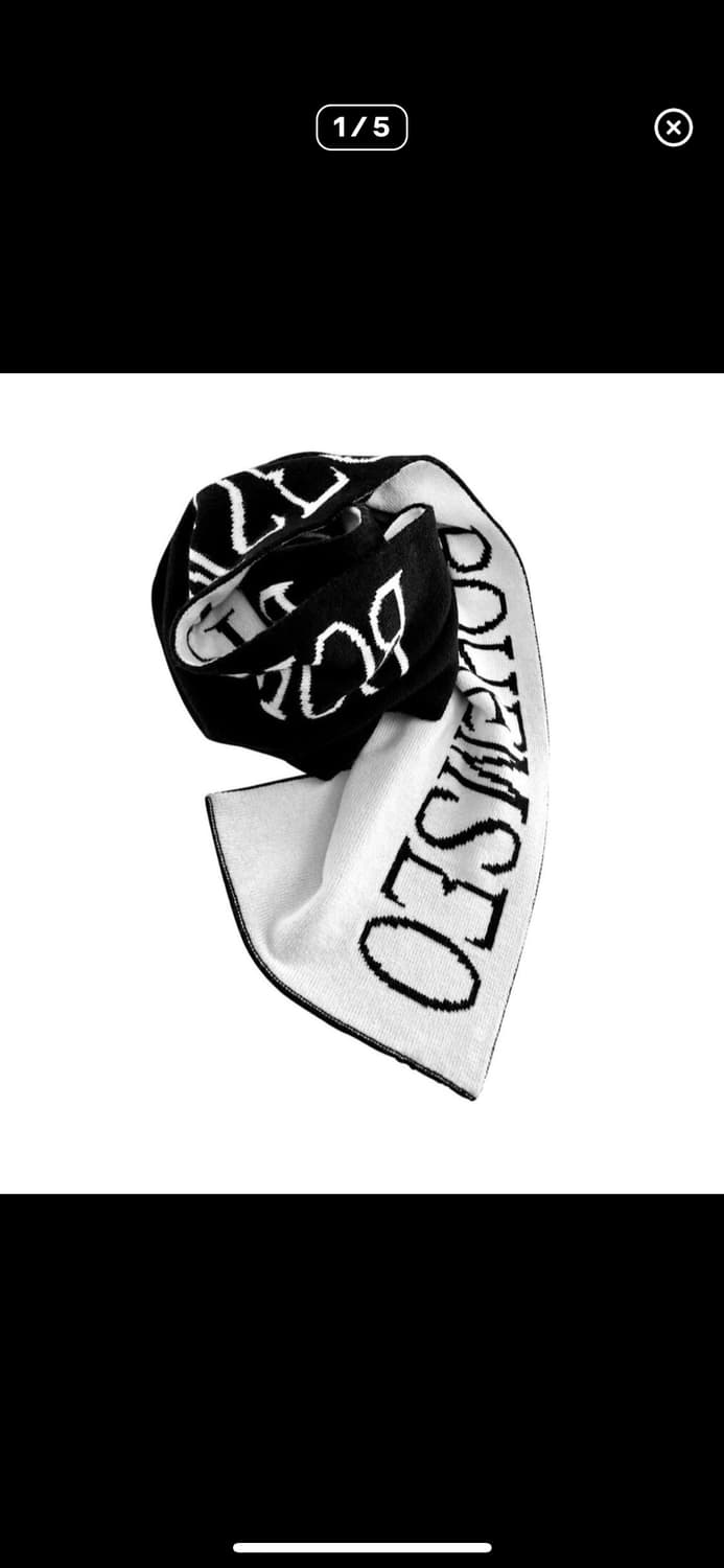 보헴서 자카드 니트 머플러  상품이미지1