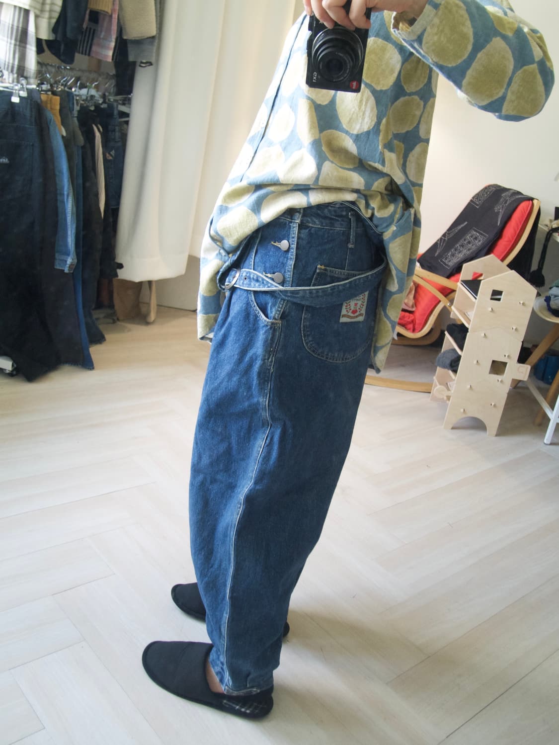 [CHATTY] balloon tapered denim overall 상품이미지5