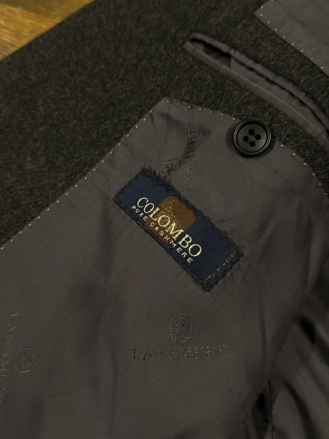 란스미어 콜롬보 캐시미어 자켓 남성100 상품이미지8