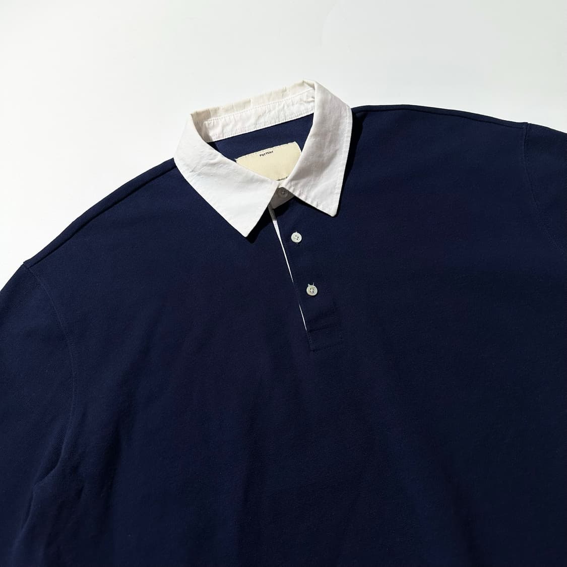 포터리 숏슬리브 럭비 카라 반팔 티셔츠 상품이미지3