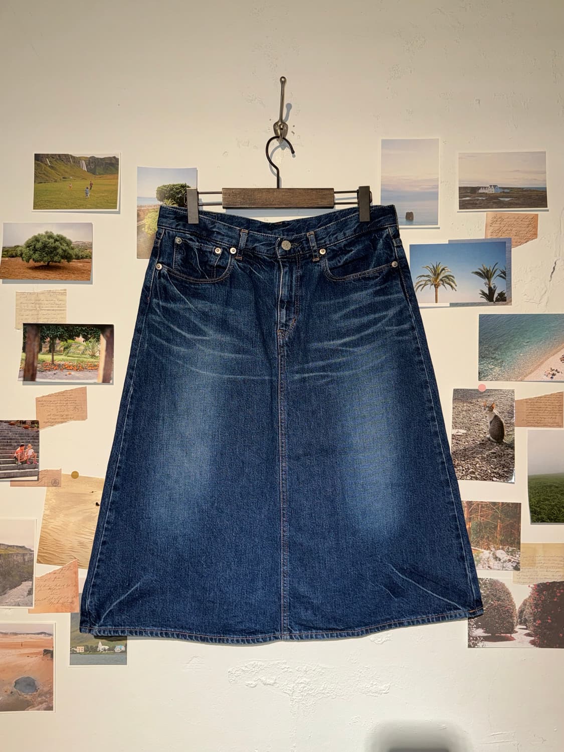 d.m.g 데님 스커트 상품이미지1