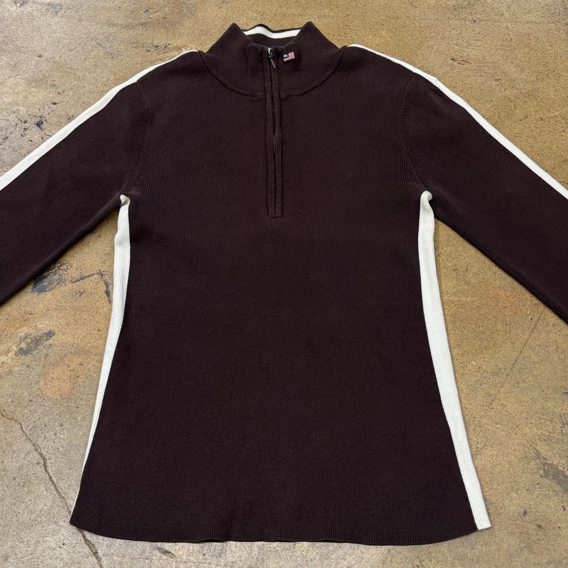 폴로진스 초코 브라운 니트 집업  상품이미지3