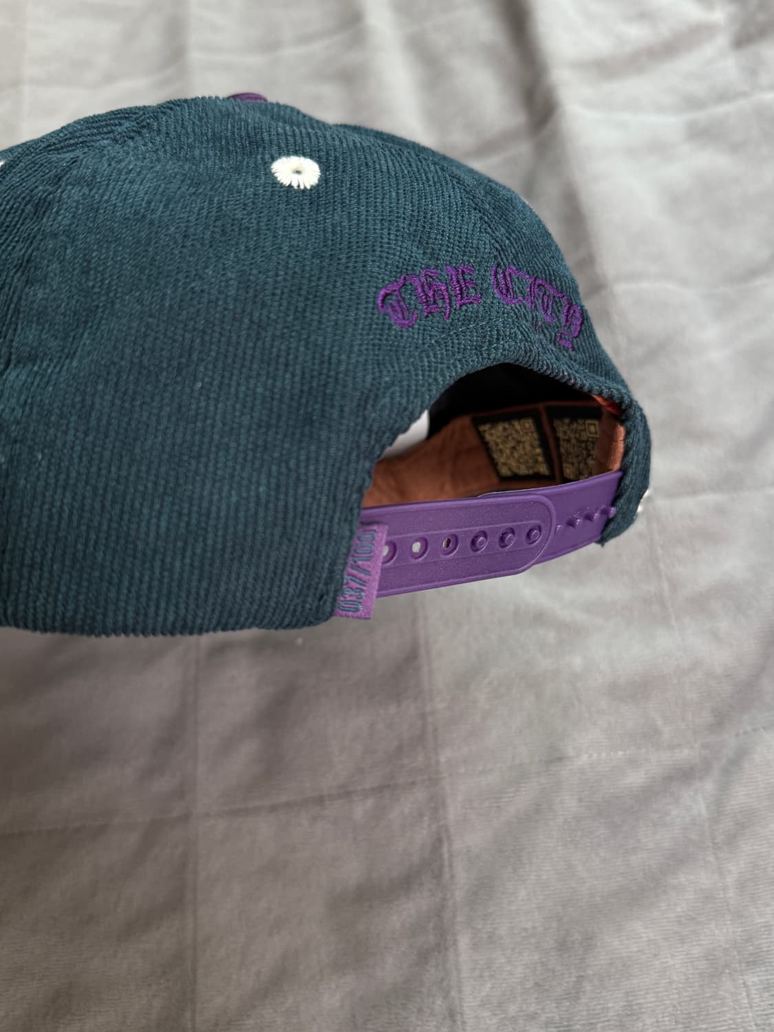 Dvniel Luu 디자이너 스냅백 퍼플그린(새상품) 상품이미지4