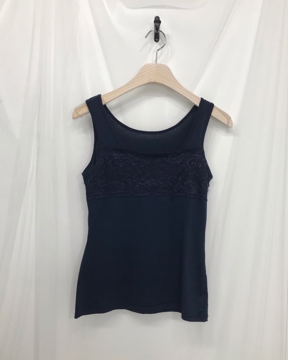 ˚꩜｡네이비 톤온톤 프릴 니혼진 ˚꩜｡ 상품이미지7