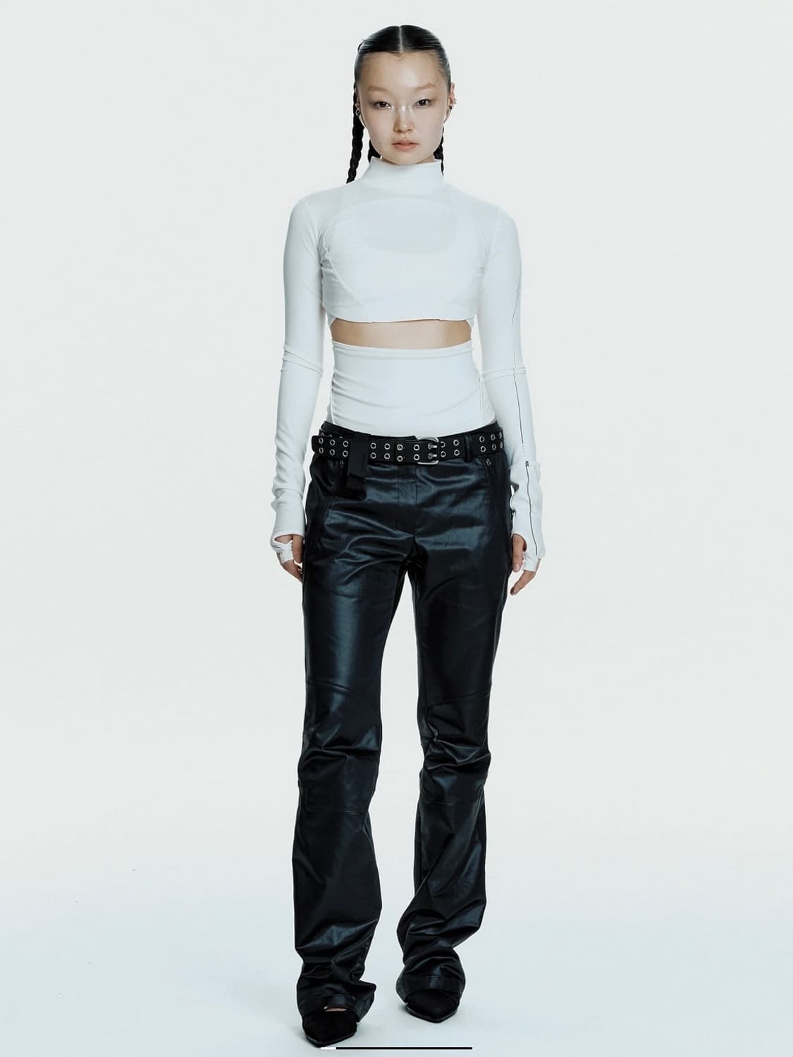 [혜인서 Hyein seo] Faux Leather Pants 상품이미지1