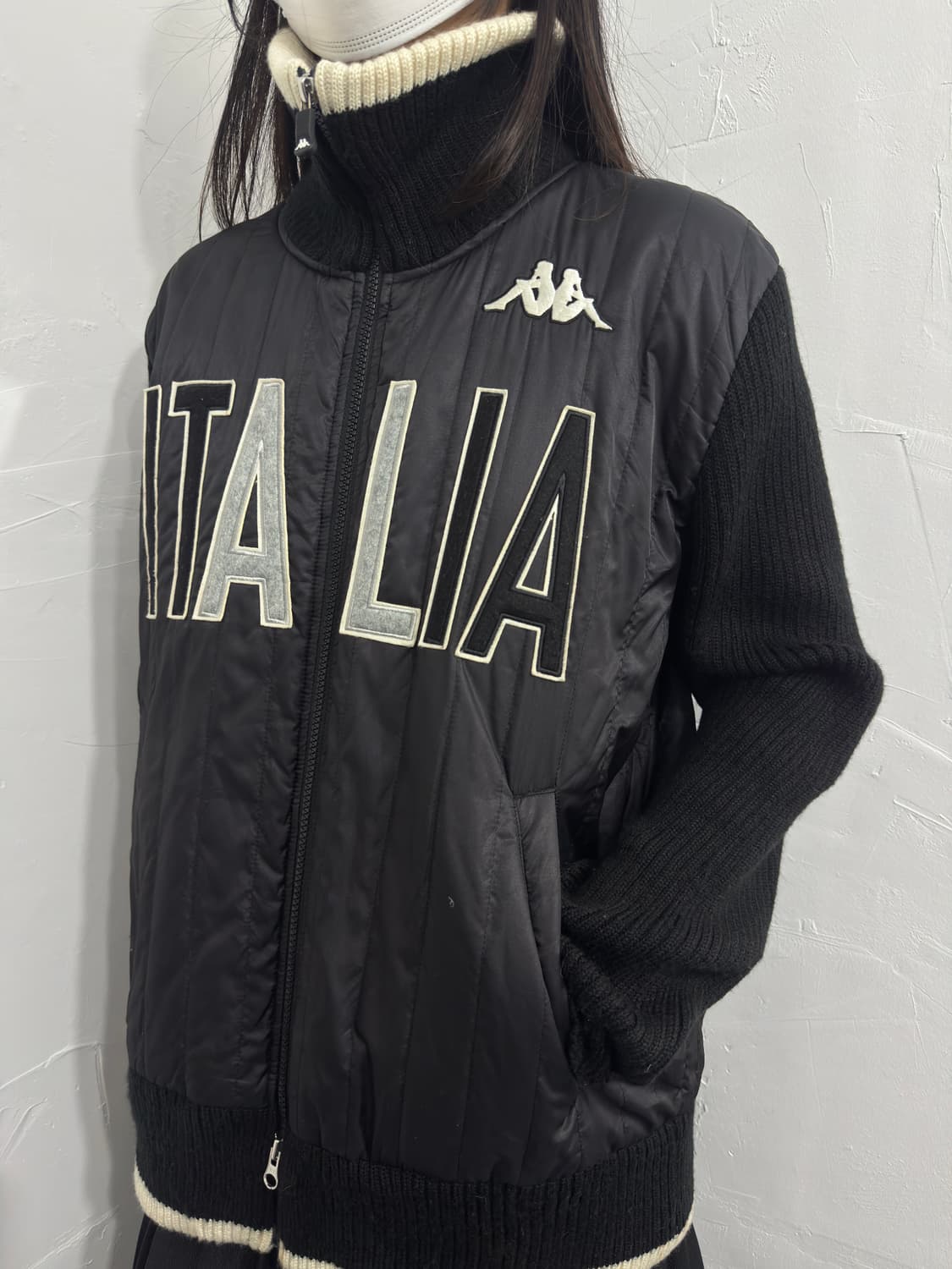 kappa italia knit detail twoway jacket 상품이미지5