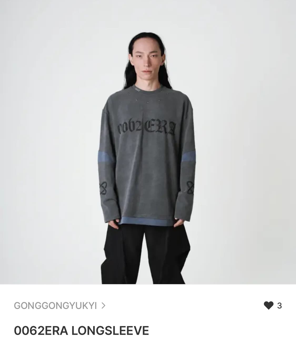 0062 era longsleeve 새상품 상품이미지2
