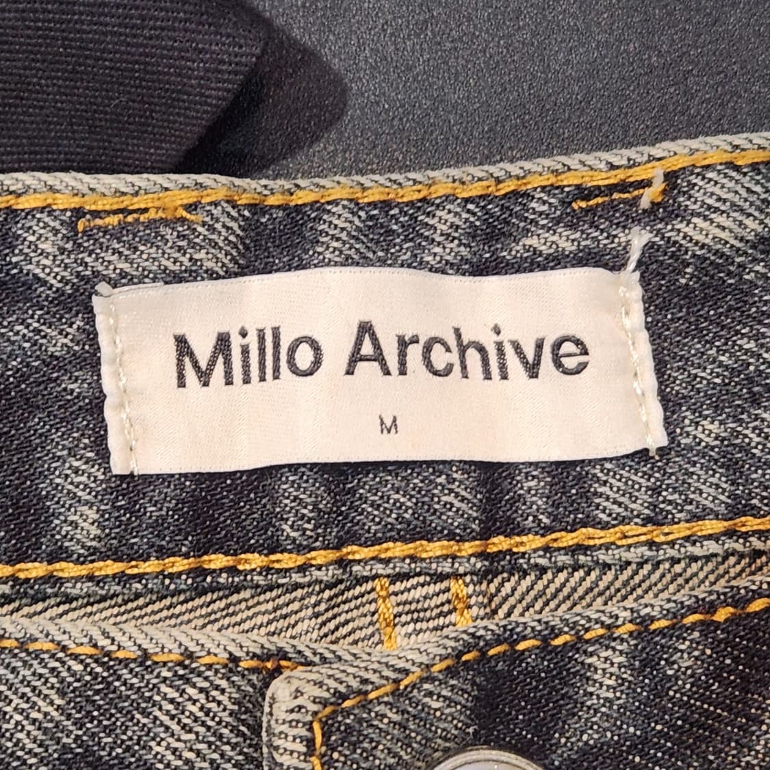 밀로아카이브 워시드 데님 버뮤다 팬츠 (M) 상품이미지3