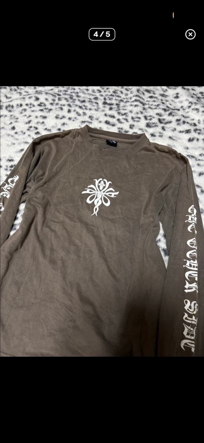 Y2k mood print Sleeve 상품이미지4