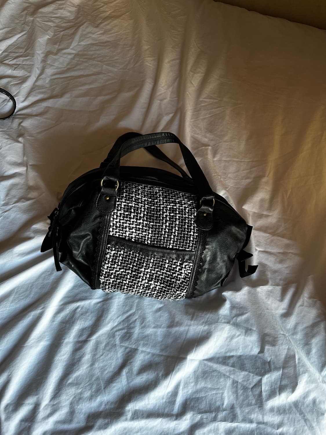 트위드 보우 백 (희귀템) 상품이미지2