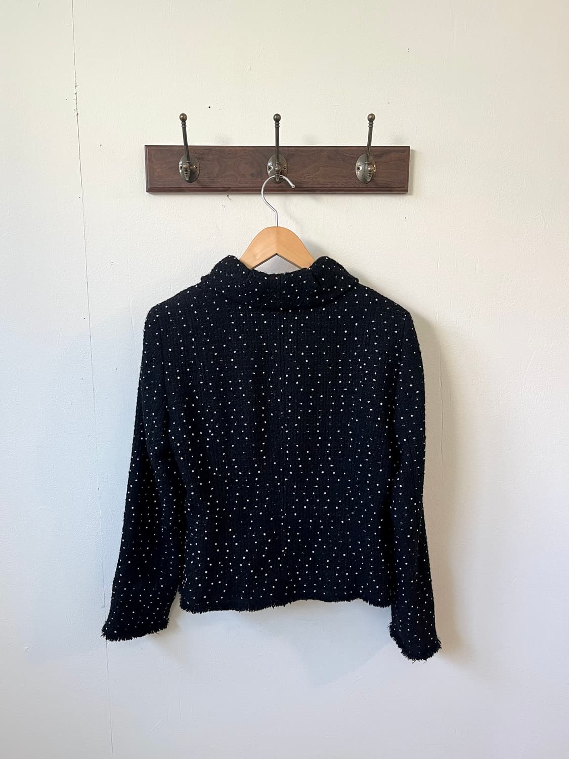 CECI OU CELA 도트 트위드 자켓 상품이미지4