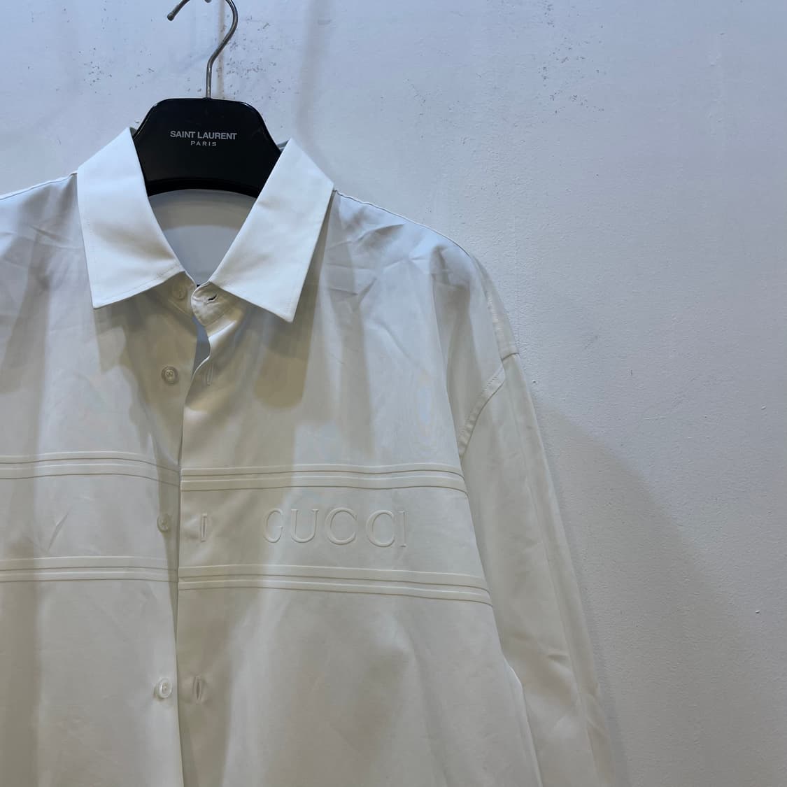 구찌 스트라이프 로고 셔츠 상품이미지5