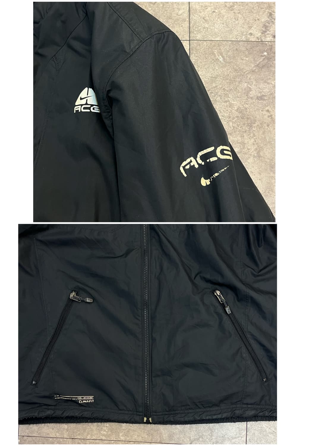 나이키 acg 리버시블 플리스 자켓 블랙 100 #csz2387 상품이미지7