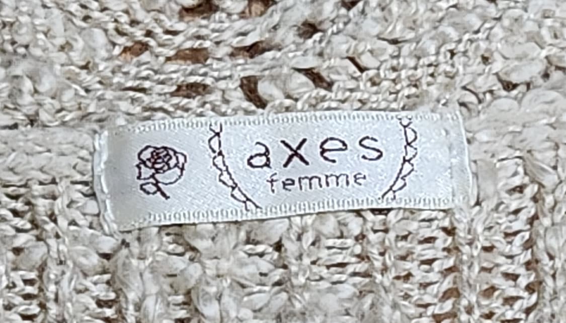 엑시즈팜 페어리 라떼갸루 베이지 케이프 니트 가디건 상품이미지3