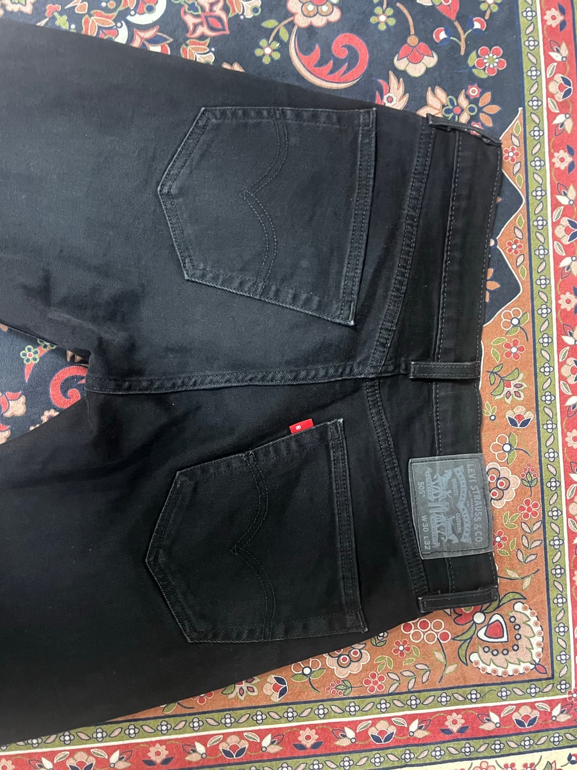 [30x32] levi’s 505 black jean 블랭크탭 상품이미지4
