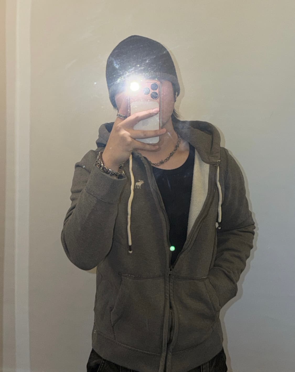 아베크롬비 스몰로고 후드집업 상품이미지2