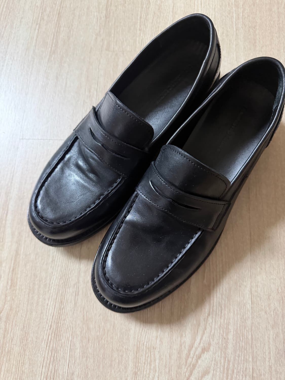 뉴 러그 로퍼 R24H212 (홀스레더 블랙 상품이미지3