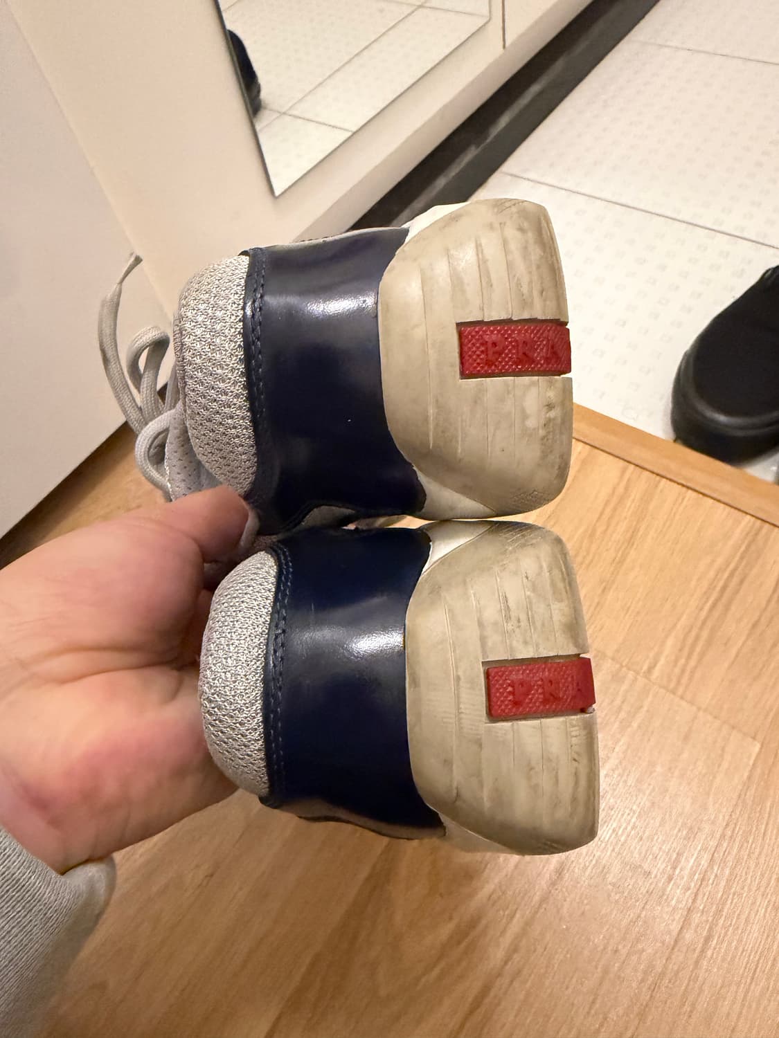 프라다 og 빈티지 아메리카컵 uk6.5 255-260 상품이미지8