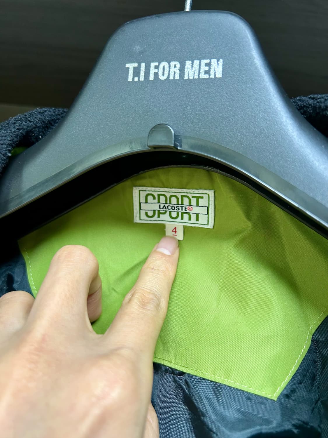 라코스테 남성 야상 방한 자켓 네이비 M 상품이미지6