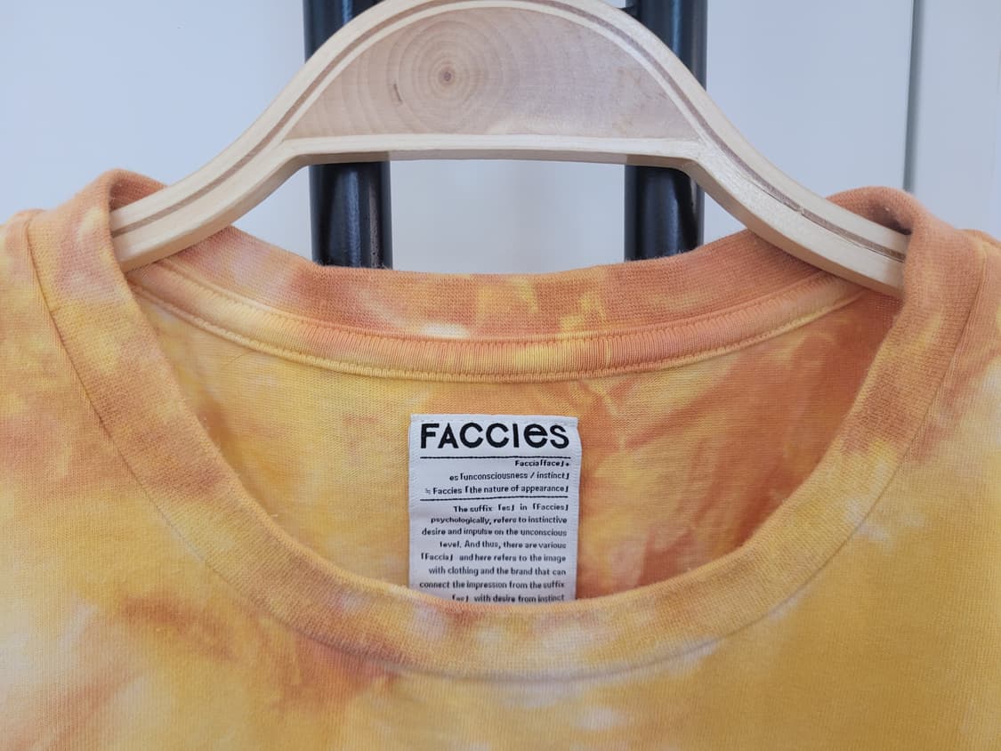 일본 브랜드 FACCIES 타이다이 포켓 반팔 티셔츠 2사이즈 상품이미지2