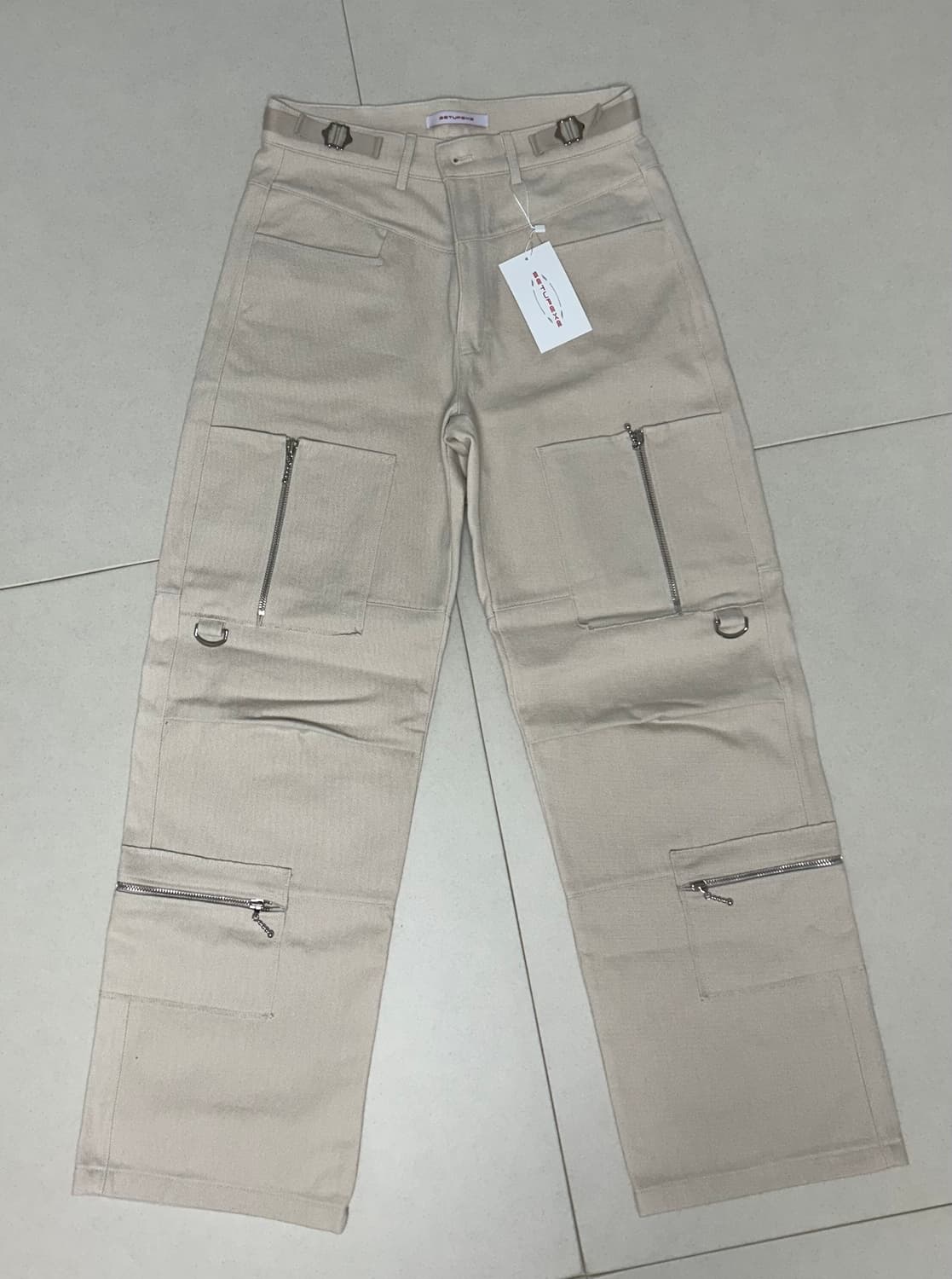 SETUP EXE 베이지바지 상품이미지1