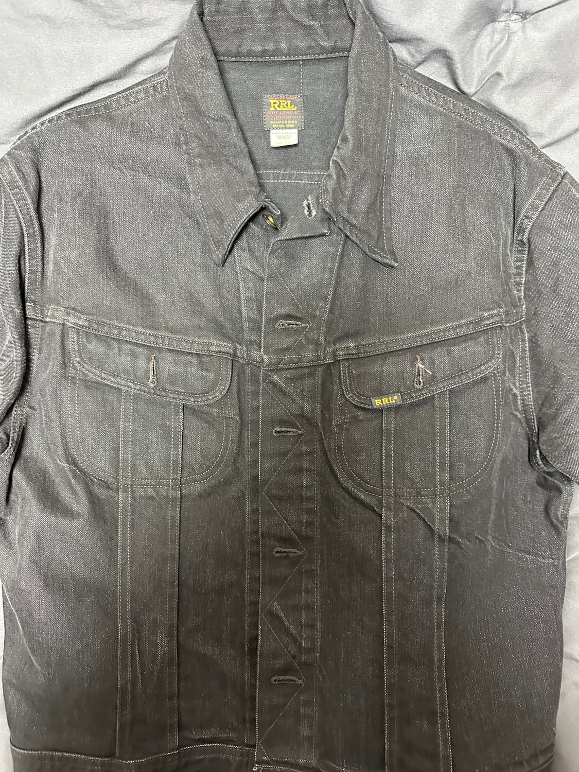 rrl lot271  블랙 L사이즈 멕시코산 상품이미지1