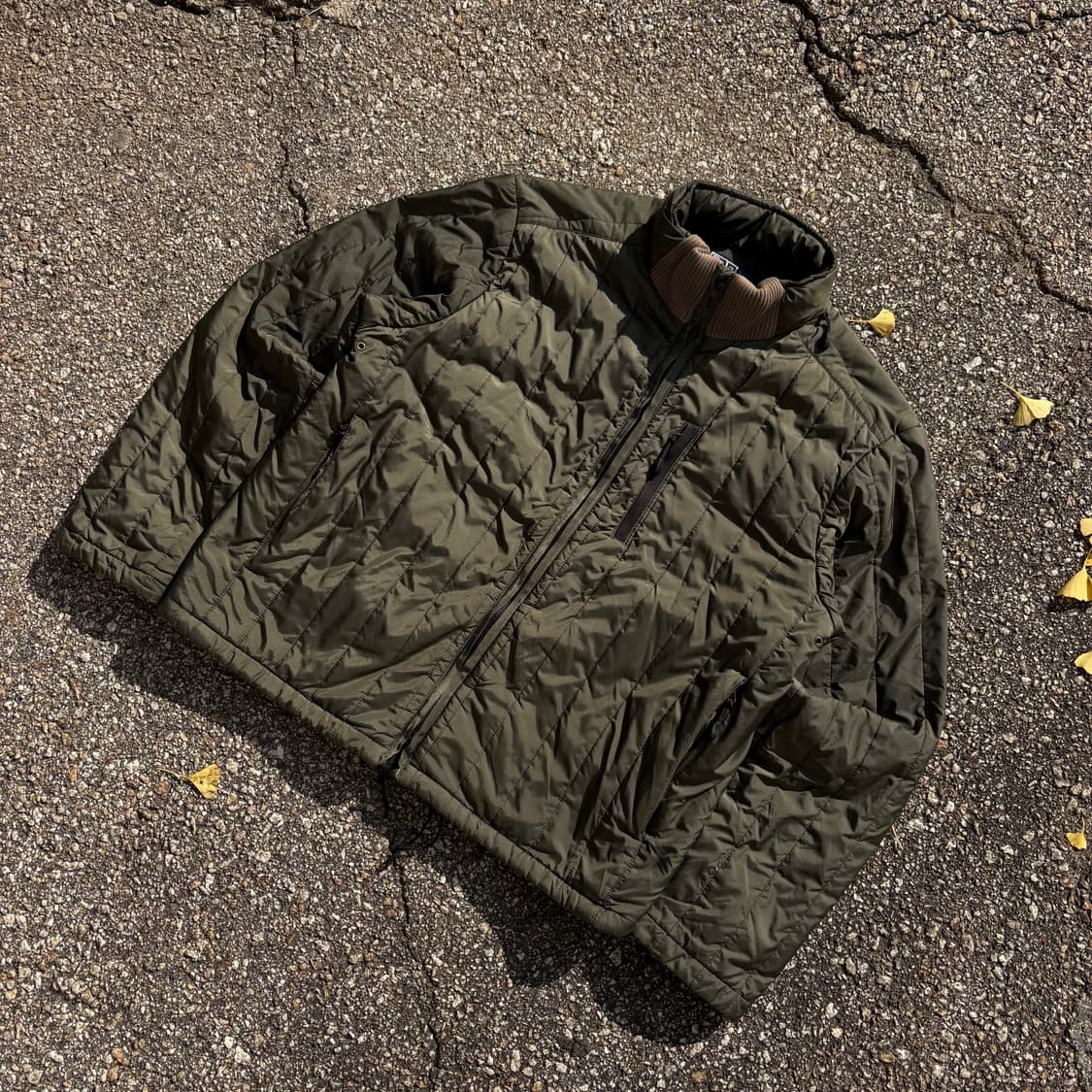 폴로 랄프로렌 카키컬러 퀼팅 페리 자켓 XL 상품이미지3