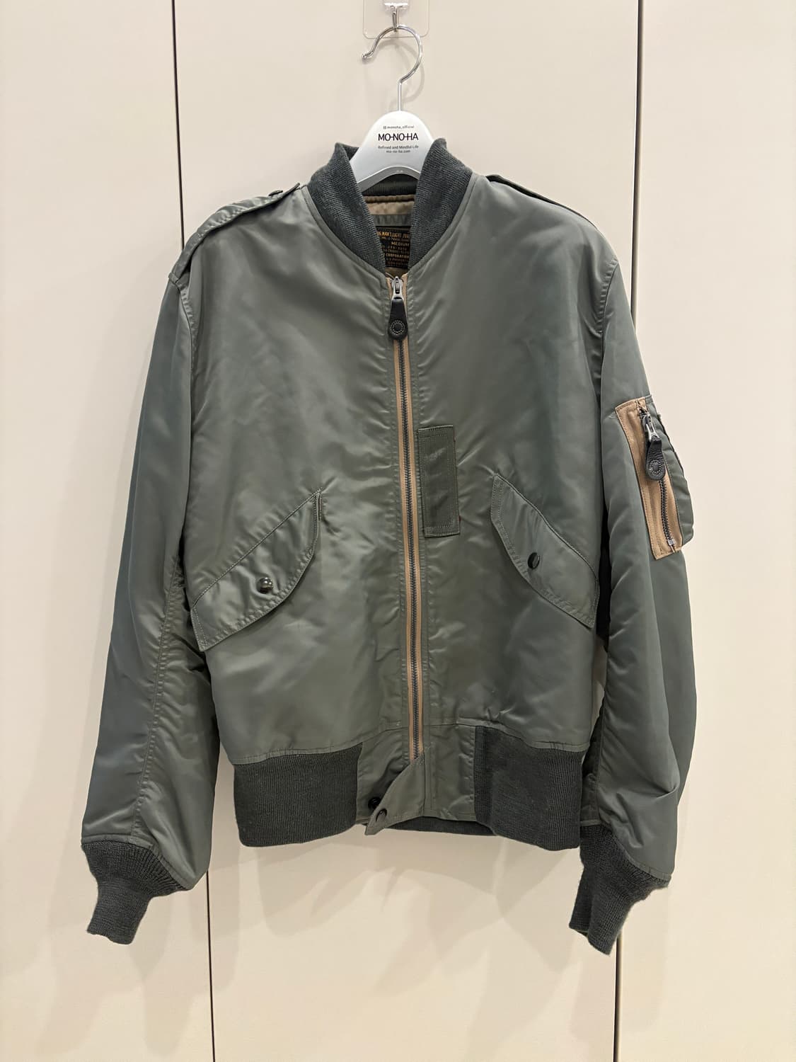 Buzz ricksons 버즈릭슨 ma-1 세이지그린 M 상품이미지3