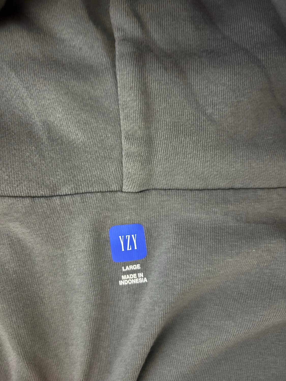 이지갭 후드집업 다크그레이 L사이즈 실착1회 새상품급 판매 상품이미지3