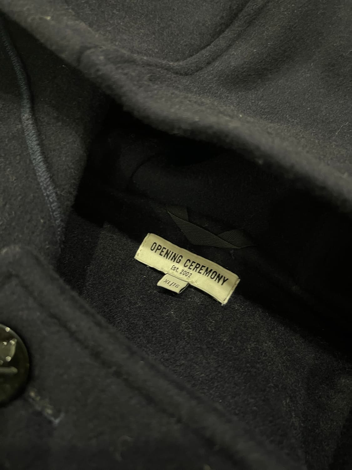 오프닝세레머니 오버핏 더플코트 네이비 xl 상품이미지4