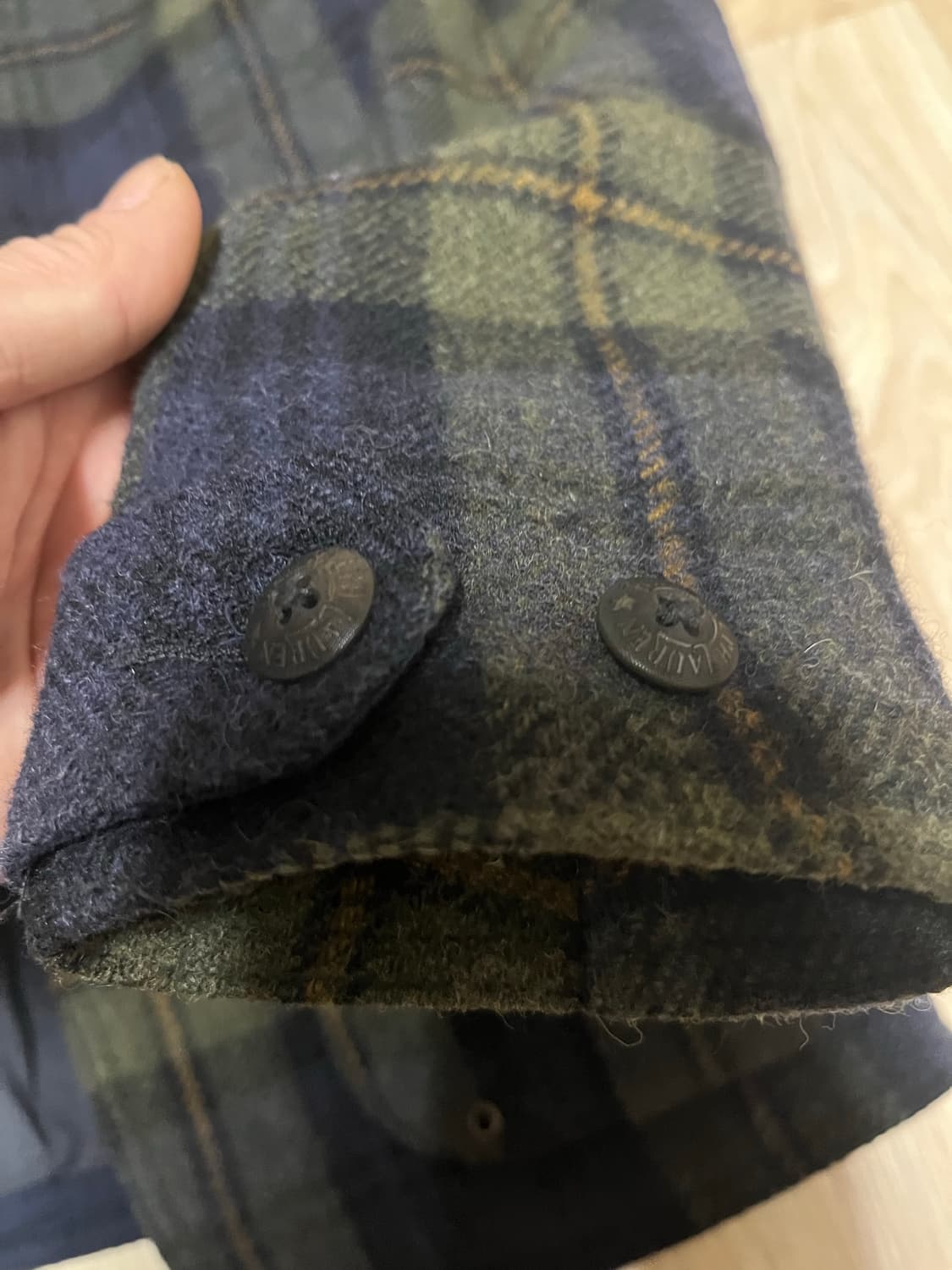 폴로 랄프로렌 블랙와치 울 헌팅 자켓 s(95-100) 상품이미지3