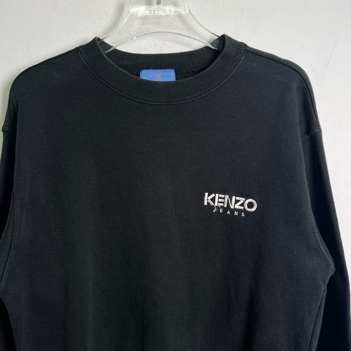 Kenzo 겐조 블랙 자수 맨투맨 M 상품이미지4