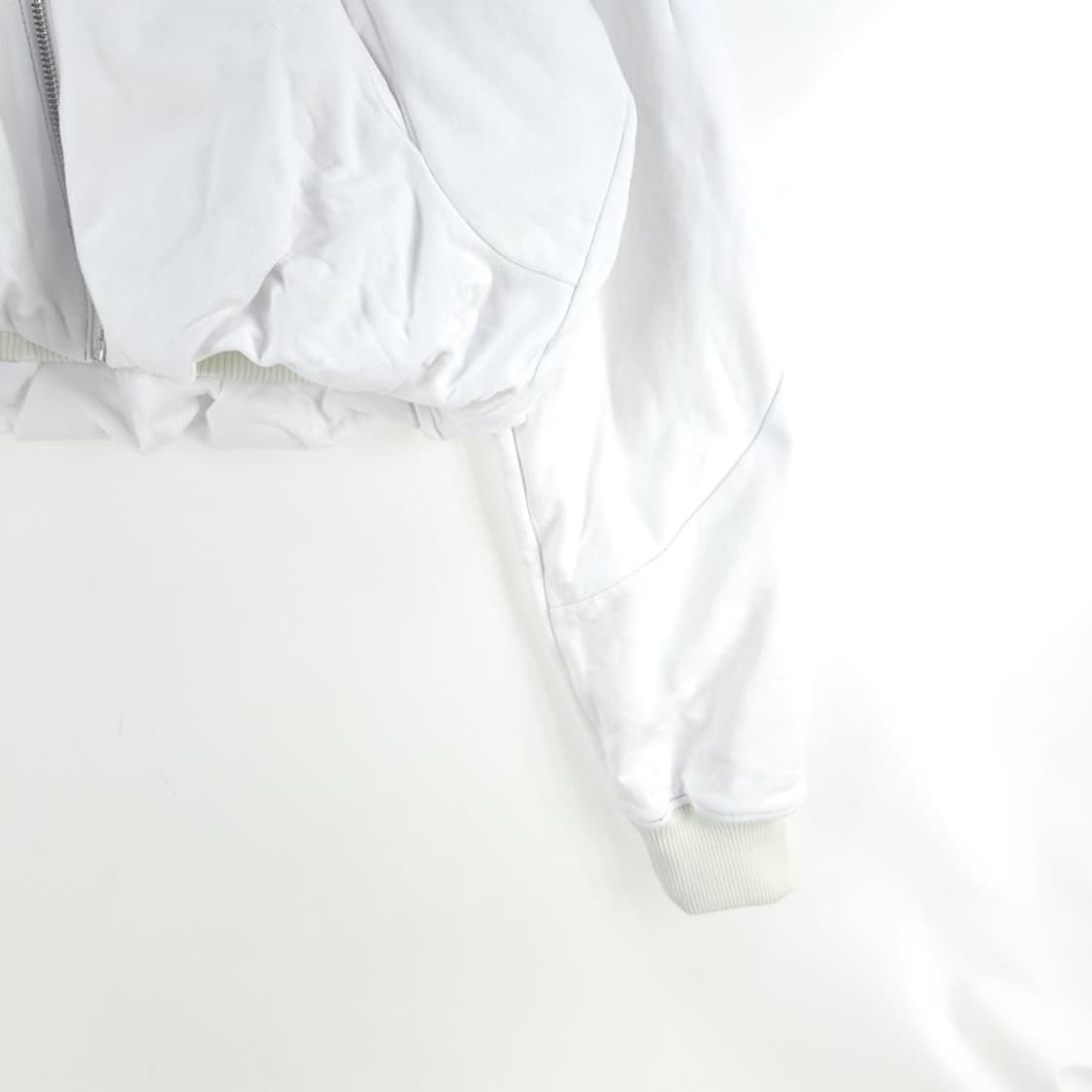 [여M]몽세누 화이트 헤비 셔링 후드 집업[Y52-162] 상품이미지4