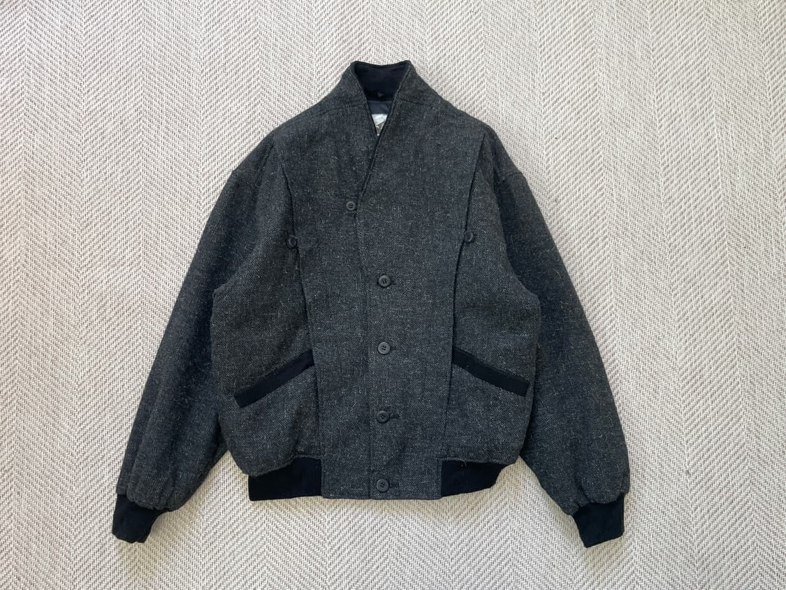 빈티지 울 해링턴 봄버자켓   J04189 상품이미지1