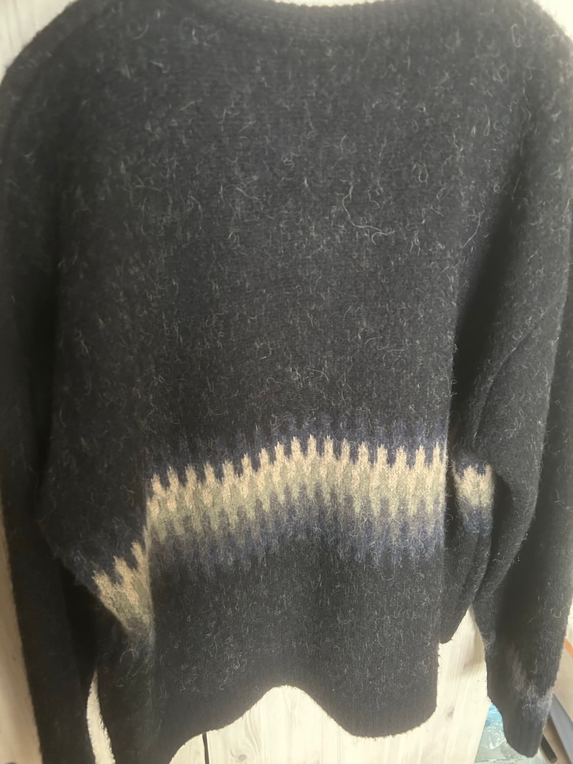 토니웩 Alpaca Jacquard knitted blouson 상품이미지4