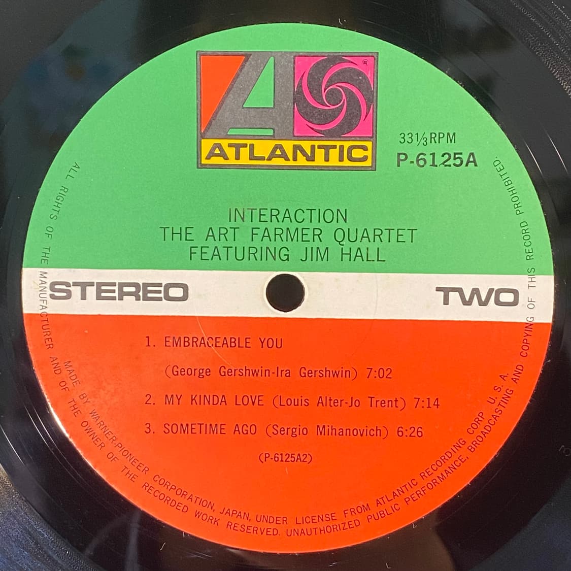 (수입중고LP-재즈) The Art Farmer (Feat. Jim Ha 상품이미지5