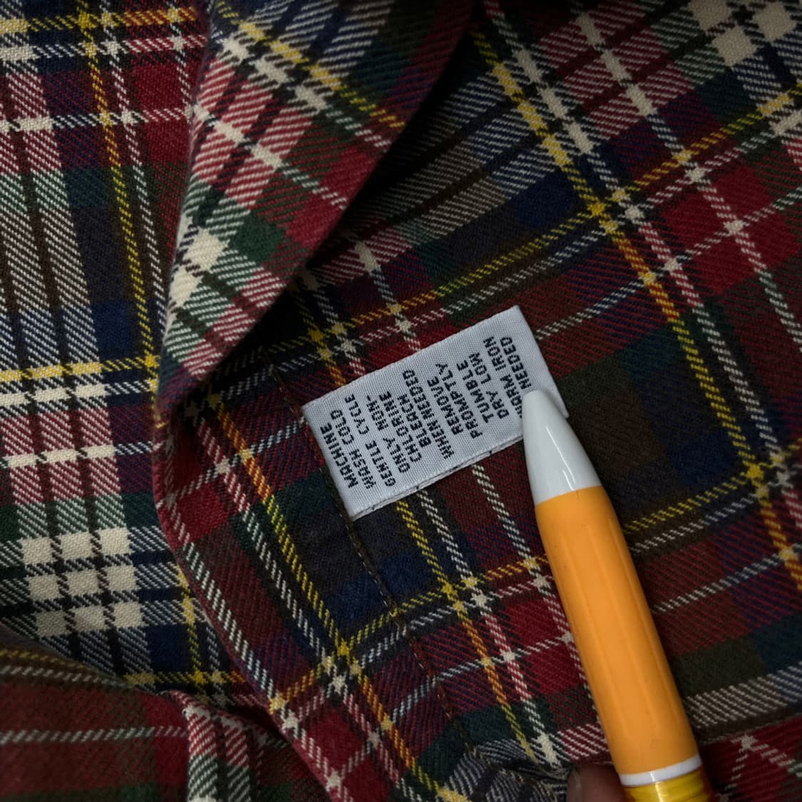 폴로 랄프로렌 그린포니 레드 타탄 체크 셔츠 XL 상품이미지6