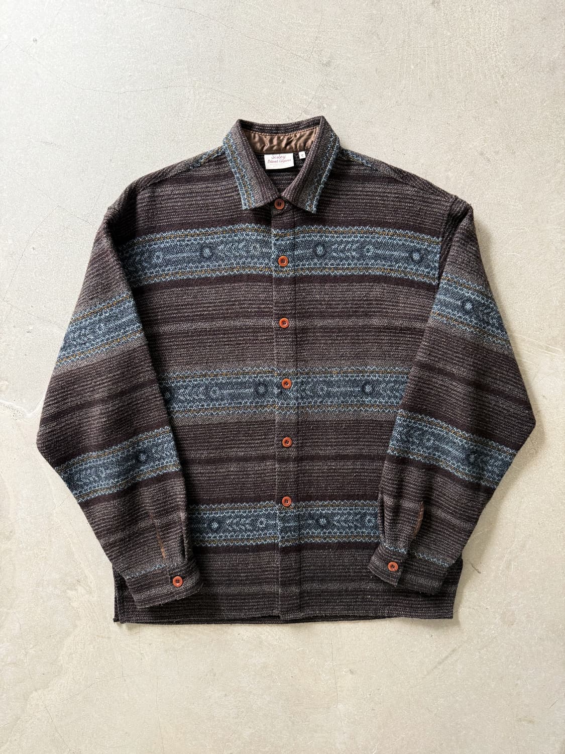Sisley Ethnic Pattern Shirt 상품이미지2