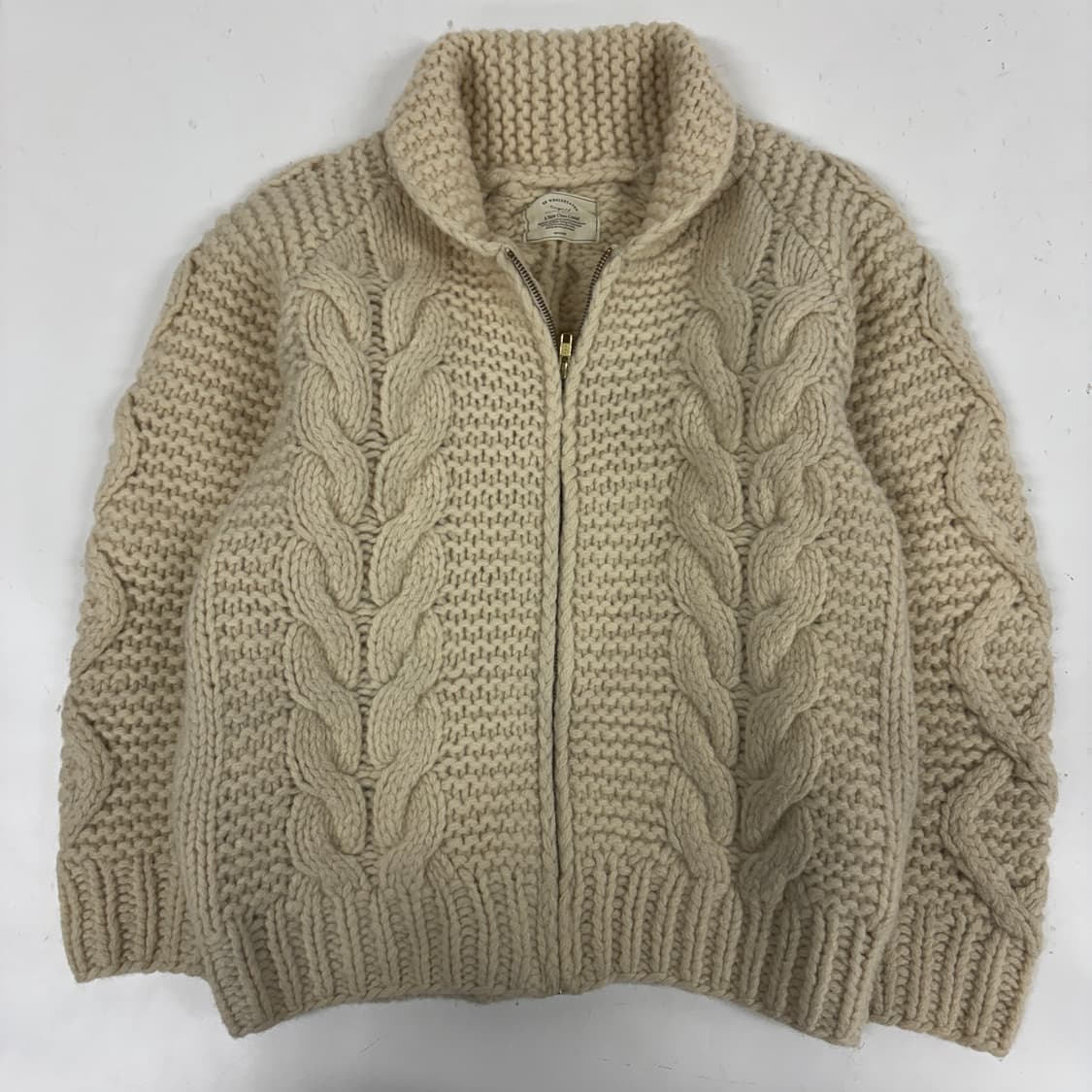 빈티지 니트 집업 상품이미지3