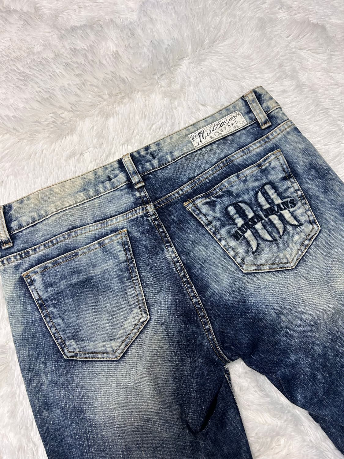 ice distressed washing denim 상품이미지5