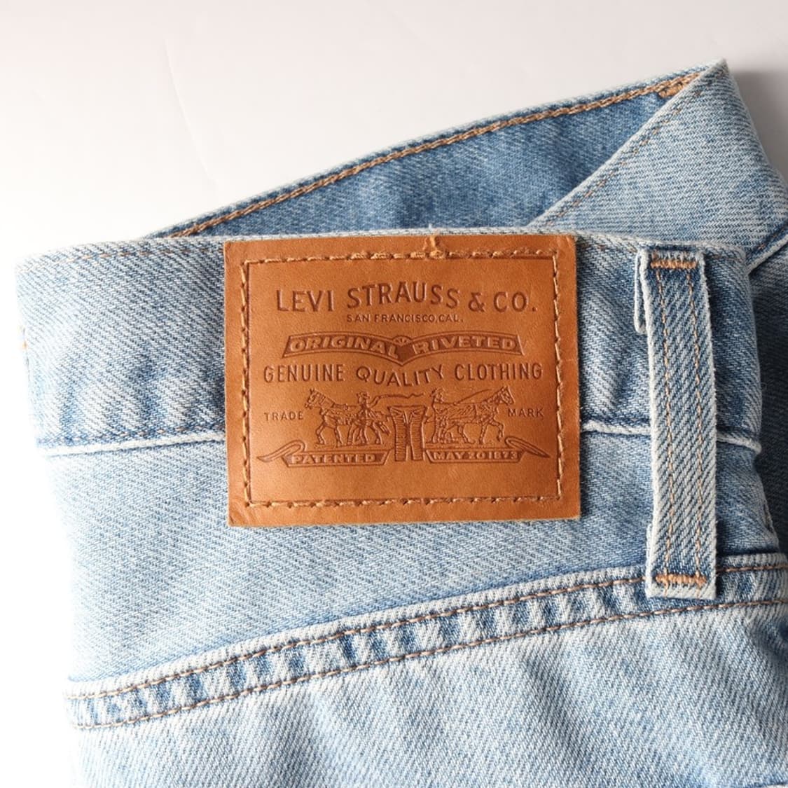 리바이스 Stay Loose 연청 와이드 데님 팬츠 상품이미지6