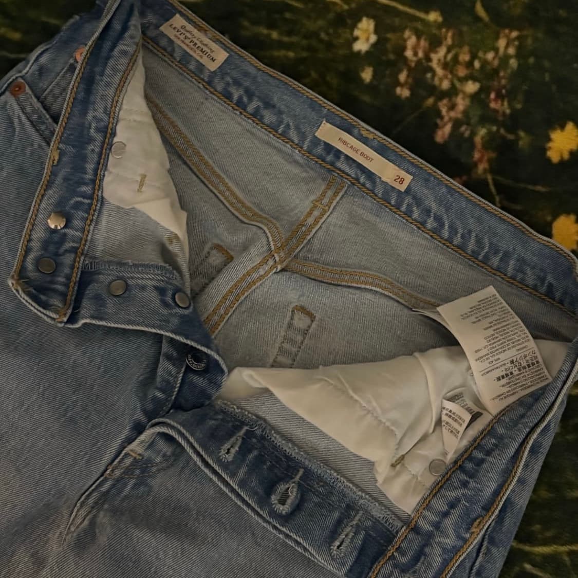 Levi’s 리바이스 RIBCAGE BOOT 데님 상품이미지2