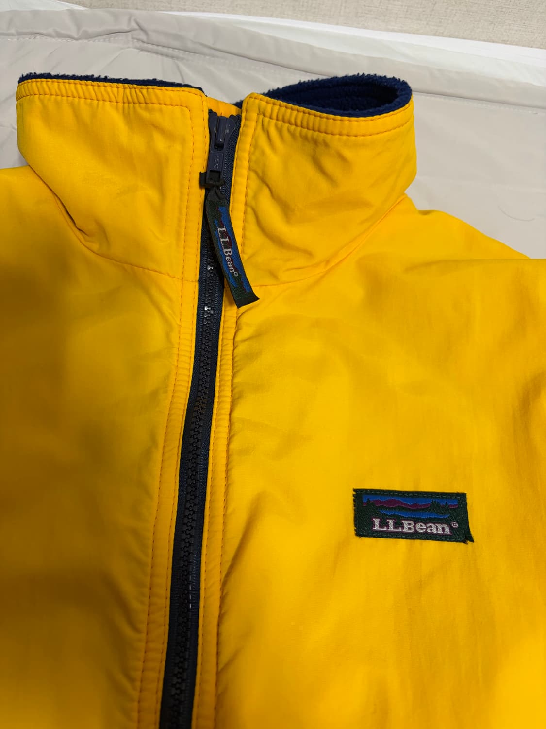 엘엘빈 3시즌 웜업자켓 옐로우 상품이미지3