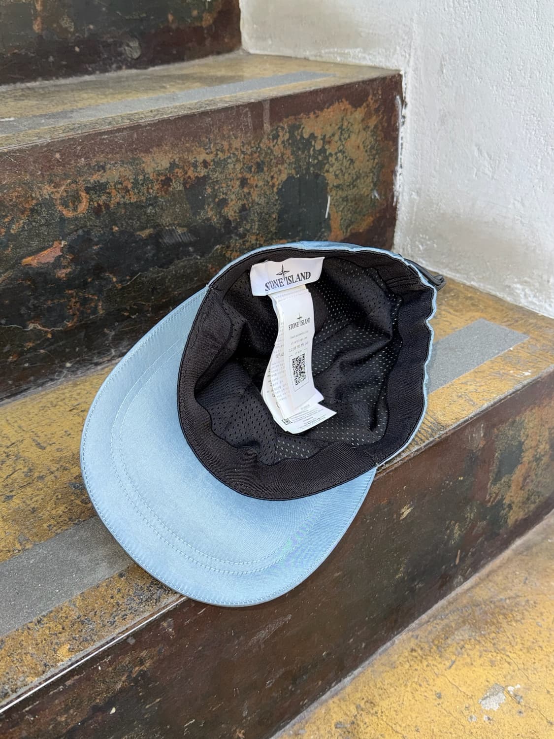 스톤아일랜드 스카이블루 나일론 볼캡 상품이미지7